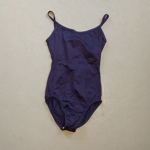SOLD navy blue camisole leotard